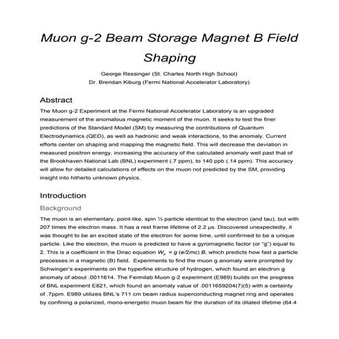 Methods of Muon Spin Rotation/Relaxation/Resonance (muSR) | PDF