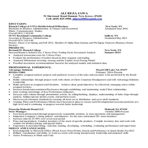 D.M.Silva.Resume. | PDF