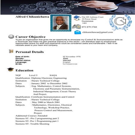 Alfred Chikunichawa New Complete CV (1)