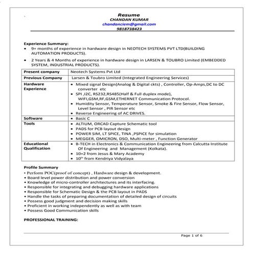 Chandan Kumar_3+_Years _EXP