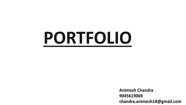 Miscellaneous-Animesh chandra