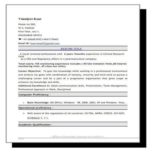 Ravi Resume | DOC