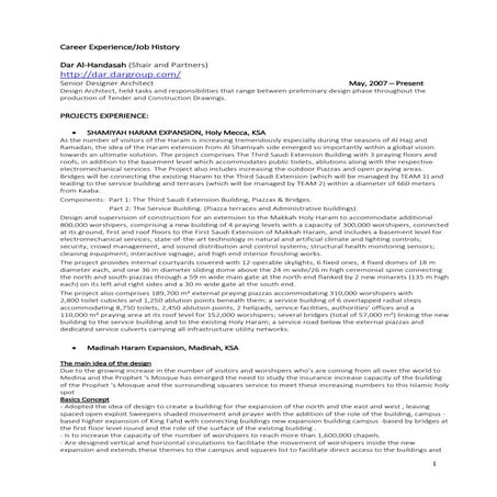 2015 Ahmed Kamal -Experience