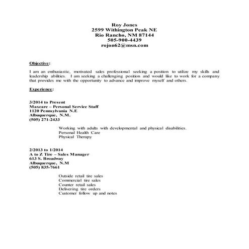 resume | RTF