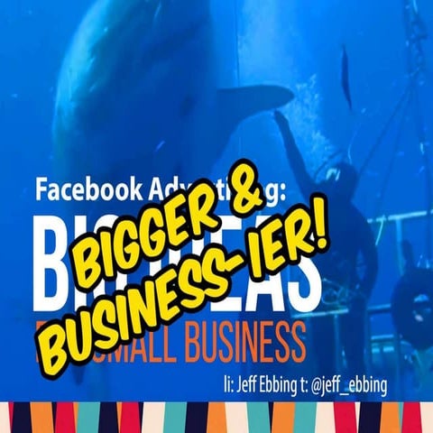 Facebook Advertising: Big Ideas for Small Business - Bigger & Businessier!