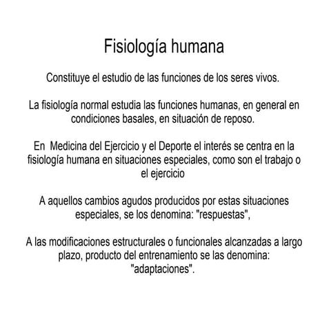Fba FisiologíA