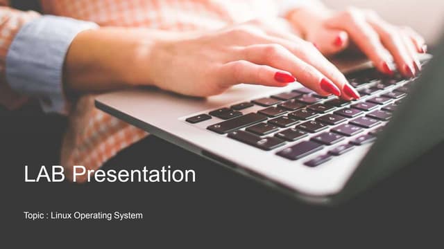 Linux Operating System (Presented in ICS Course at United International Unive...