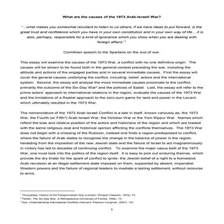 1973 Arab-Israeli war_causes_for publication