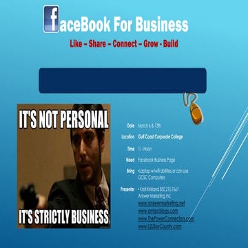 FB basics for business