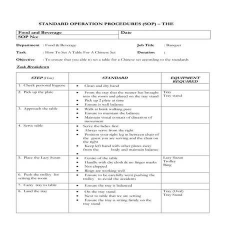 F&b bqt 14_001 how to set a table for a chinese set