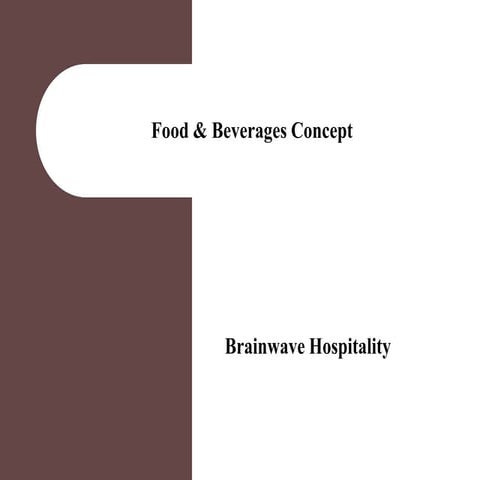 F&amp;B  Brainwave