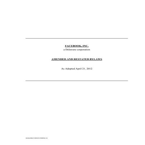 Fb bylaws