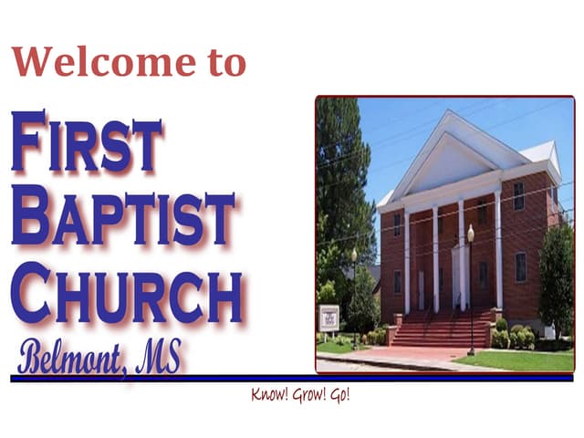 First Baptist Church, Belmont, MS W...
