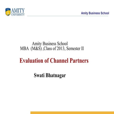 Fbdb6 evaluation of channel members
