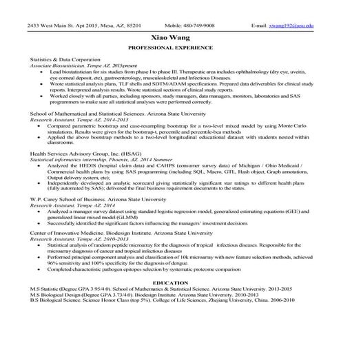 Xiao Wang_Resume