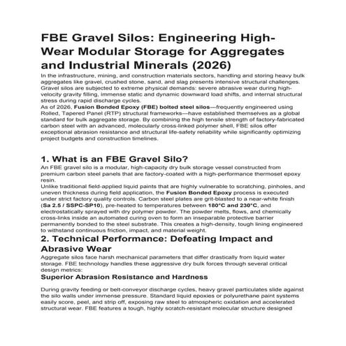 Grain Silo Installation Checklist | PPTX