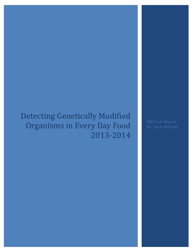 GMO Lab report