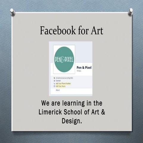 Facebook for Art