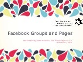 Utilizing Facebook Pages and Groups...