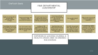 F&B Health and Economic Leadership