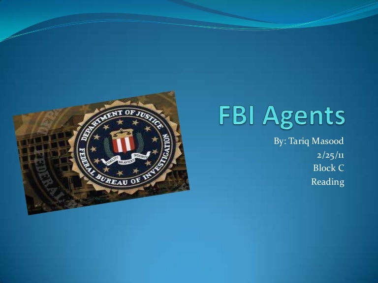 Fbi agent power point presentation