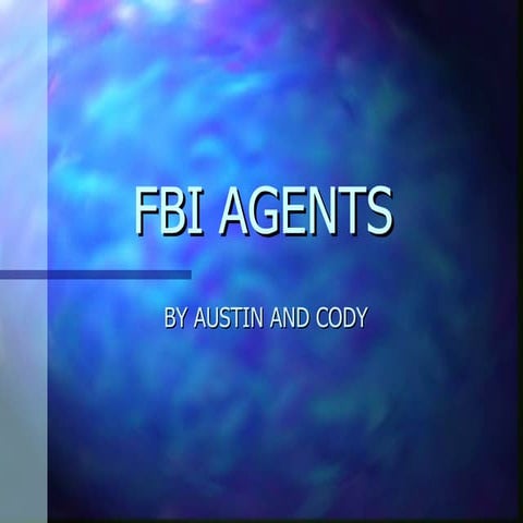 Fbi powerpoint | PPTX