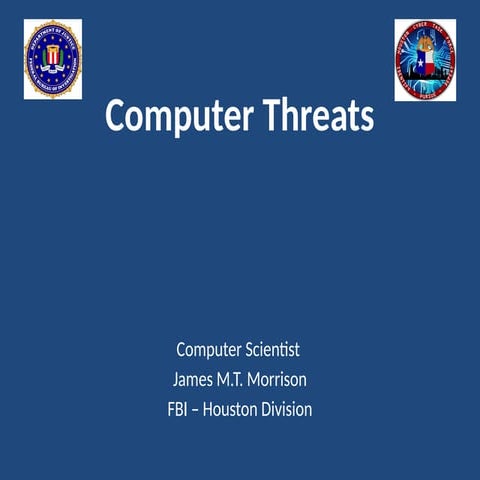 FBI Cyber Threats - James Morrison - LAM Tech Event 11.7.18.pptx