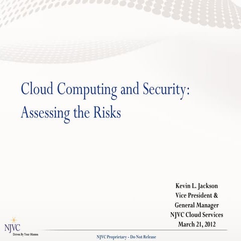 FBI Symposium on Cloud Computing and Security v2