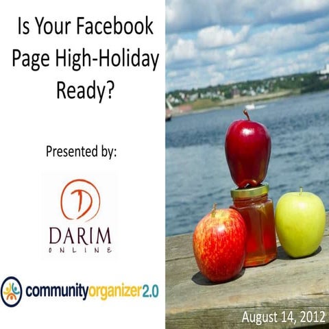 Is Your Facebook Page High Holiday Ready with Debra Askanase