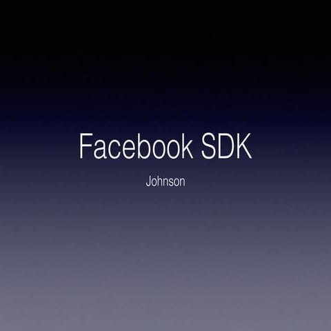FacebookSDK