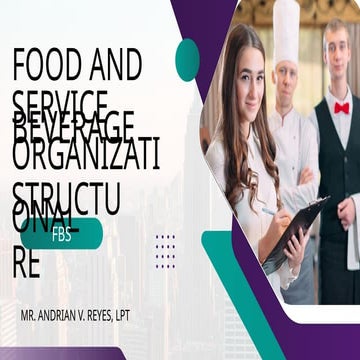 F&B Service Organizational Structure .pptx