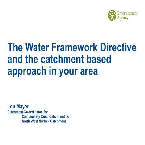 Digital Water - The Water Framework Directive data management and ...