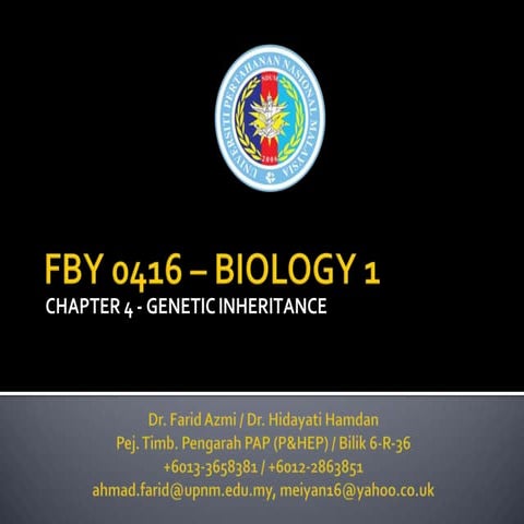 FBY 0416 - Chapter 4 - Genetic Inheritance (Latest).pptx