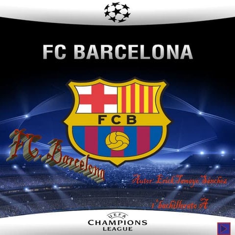 Fc. barcelona presentacion
