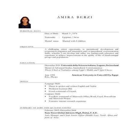 Myriam Alaa - Resume | DOC