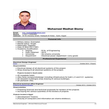 Mohamed Medhat-CV