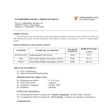 sathish_B.tech(IT)_2014_resume_updated