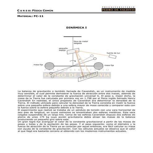 Dinámica I (FC11 - PDV 2013)