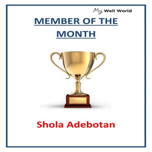 MEMBER OF THE MONTH