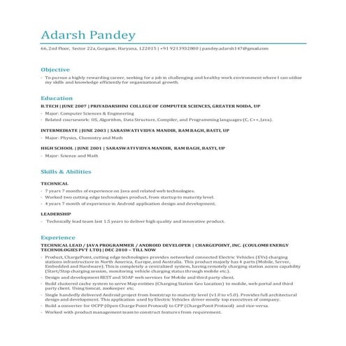 Adarsh_Pandey_Resume