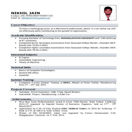 NIKHIL JAIN final resume