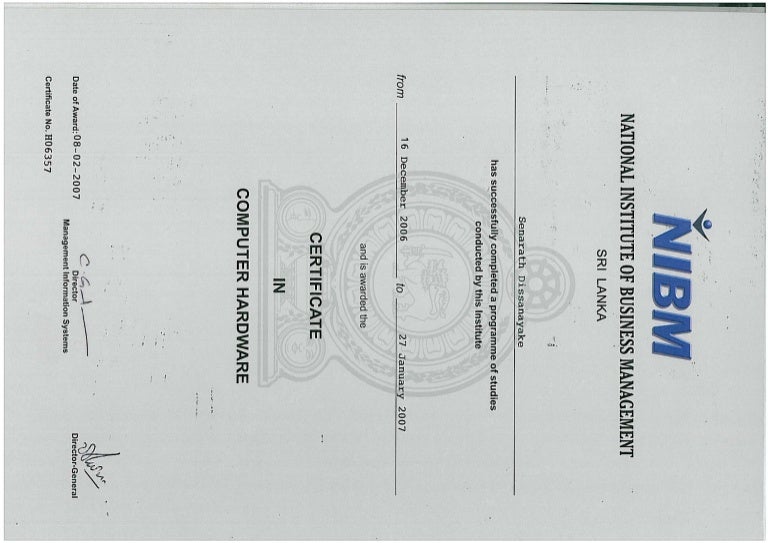 nibm-certificate