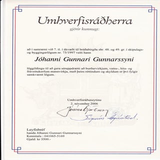Work Permit as Certified Engineer i...