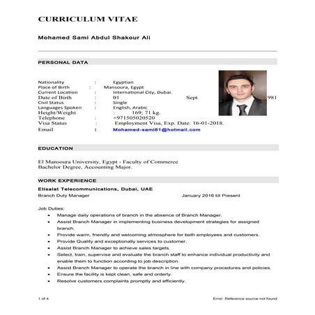 update cv salim | DOC