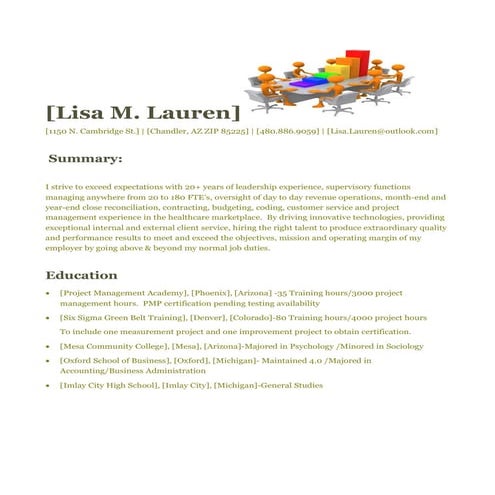 Lisa Lauren's Professional Resume_2016