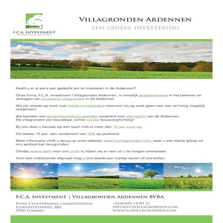 Fca investment | PDF