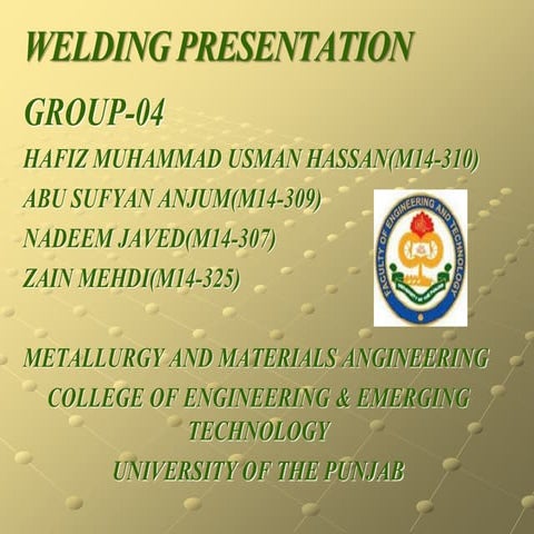 Flux Cored Arc Welding