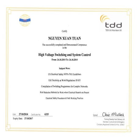 High Voltage Switching and System Control