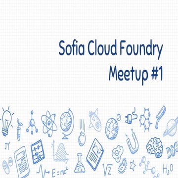 Sofia meetup #1