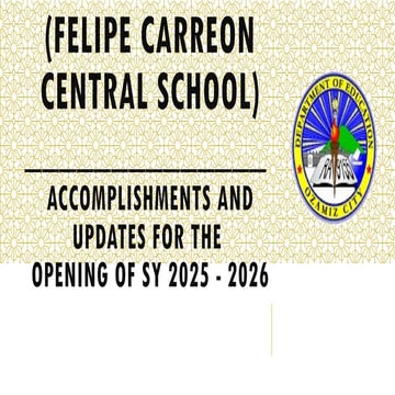 Accomplishment and UPDATES for SY 2025 - 2026 edited.pptx